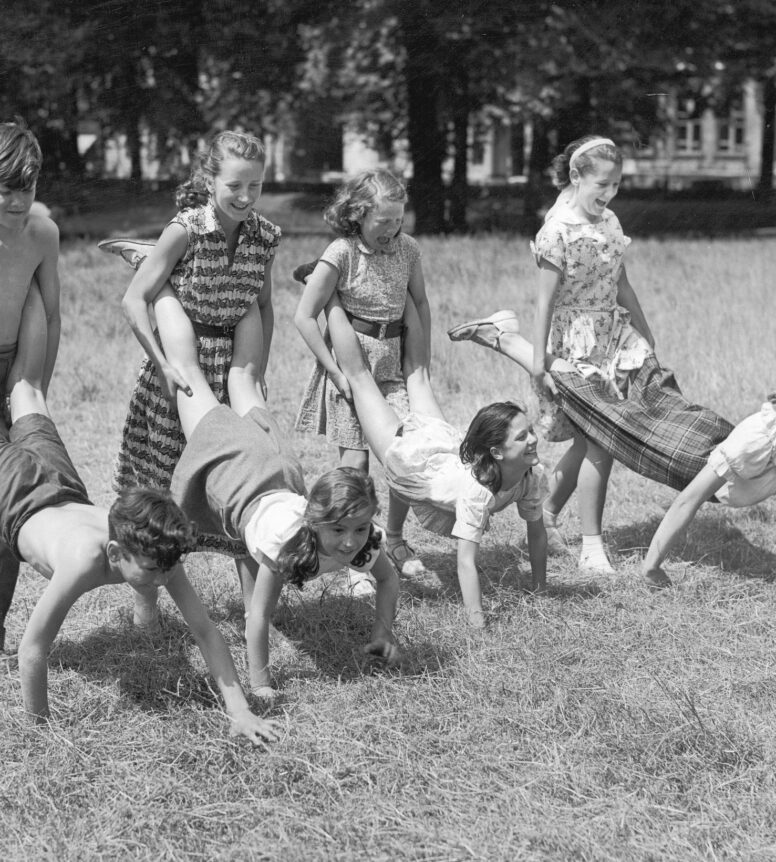 Field Day used to be a singular year-end highlight of wheelbarrow races and picnics — and parents might not have even been invited. Credit Reg Speller/Fox Photos, via Hulton Archive, via Getty Images